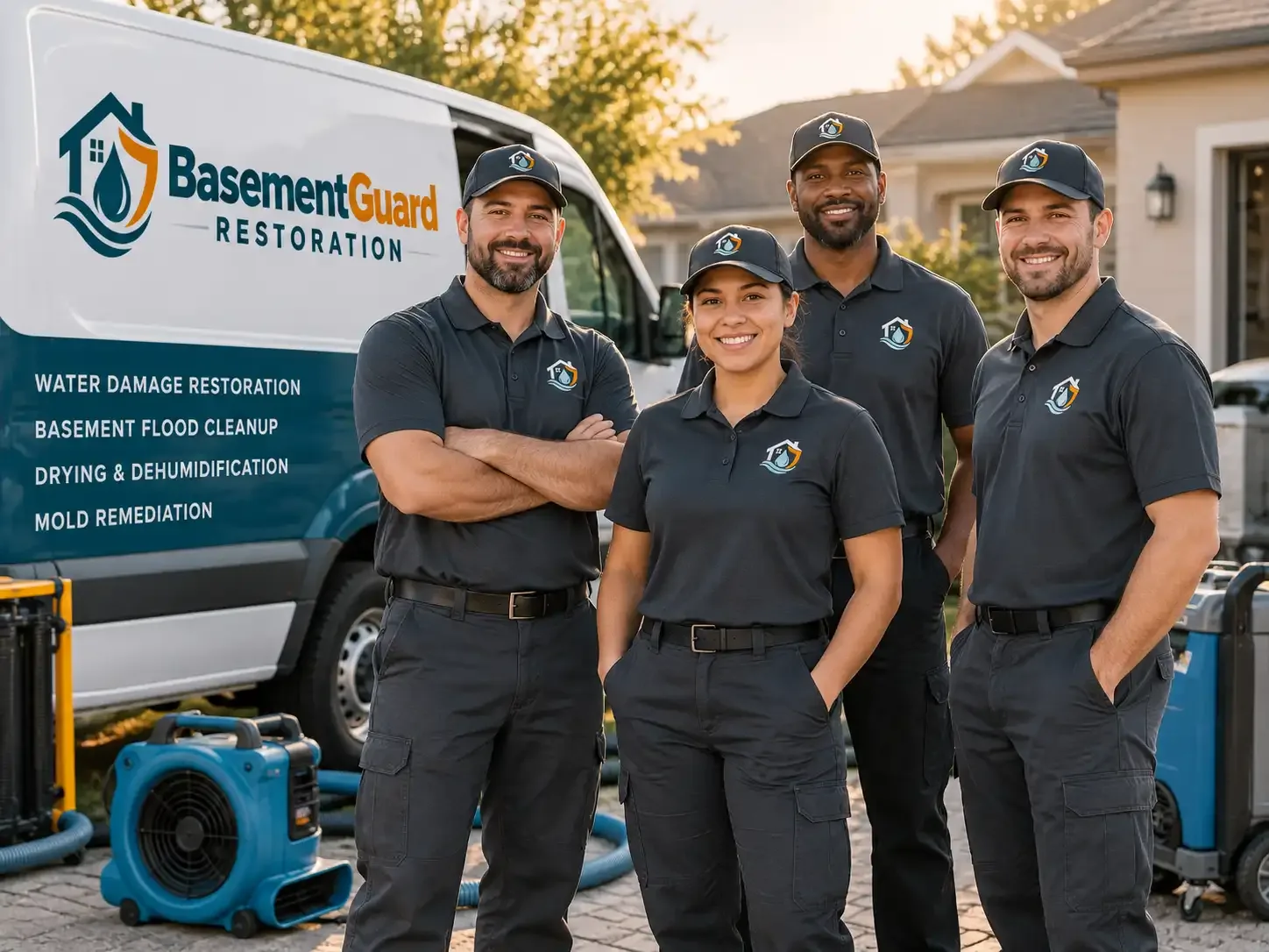 Basement Water Damage Restoration company in Bahama, NC
